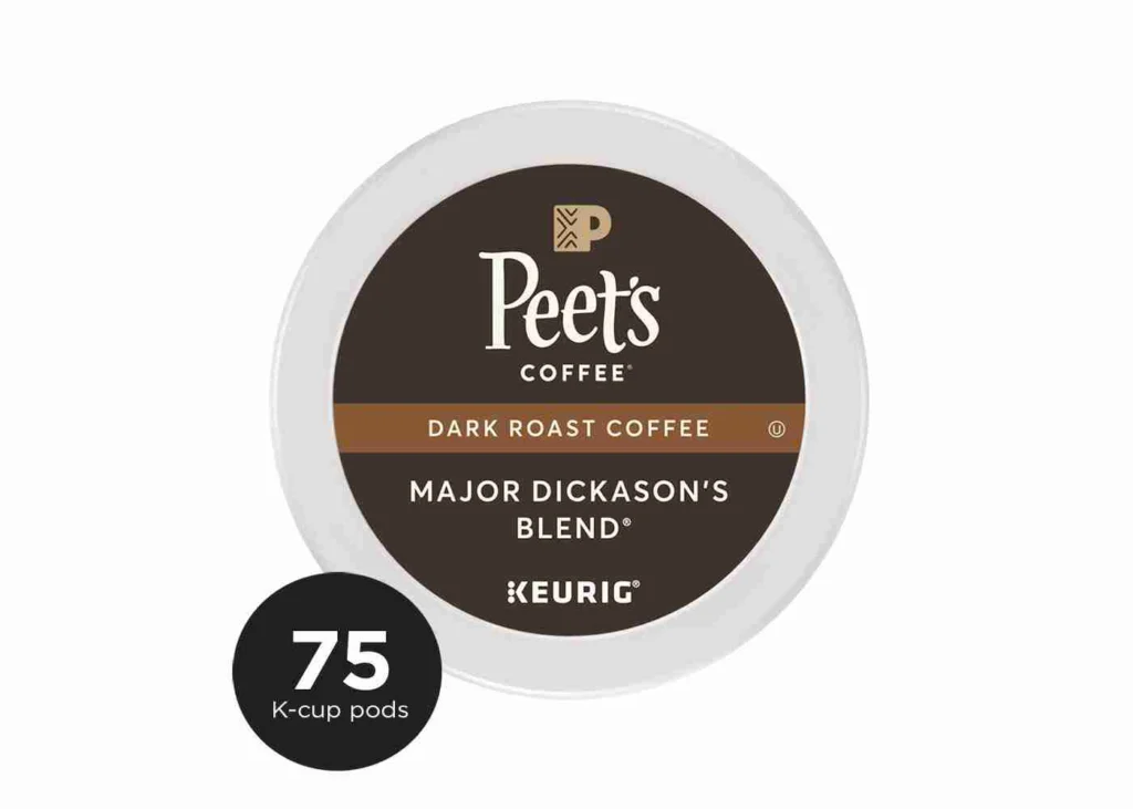 Peet's coffee dark roast K-cup.