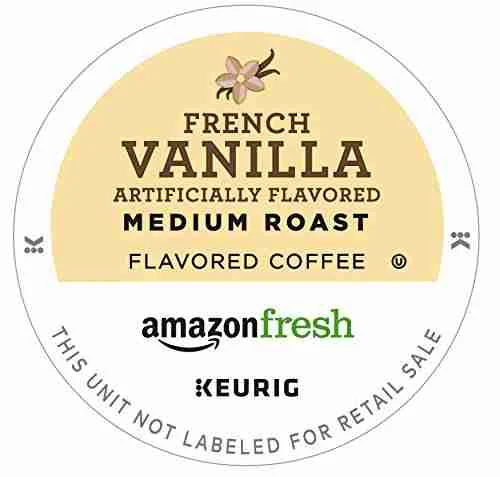 French vanilla flavored K-cup by amazon Fresh