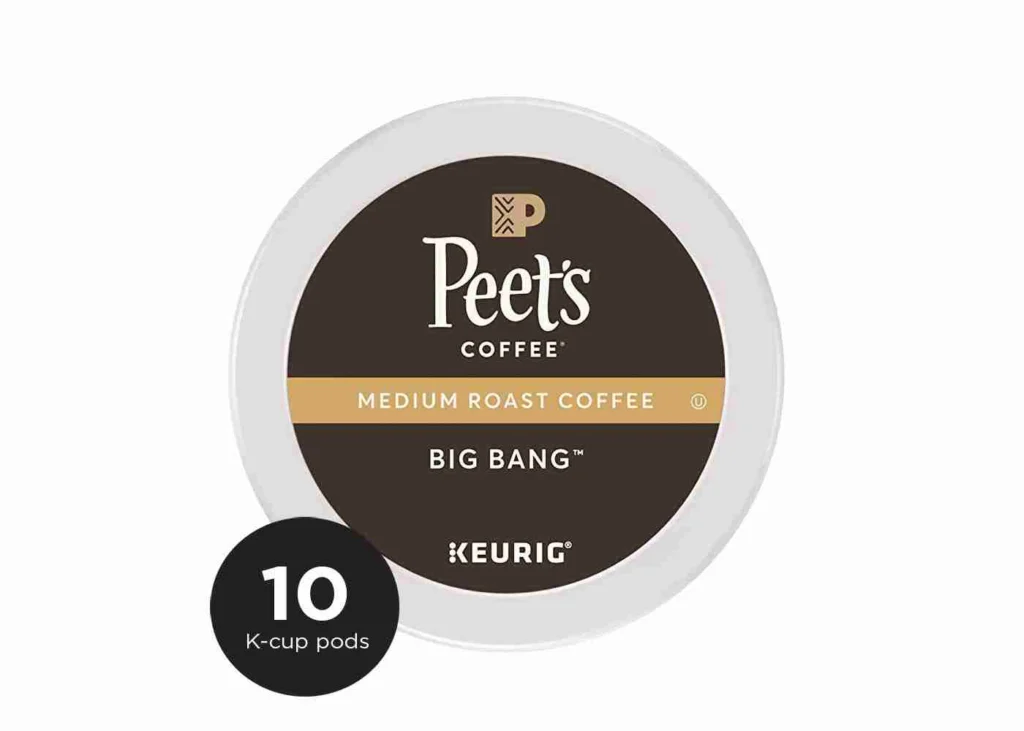 Peeet's Medium roast Big Bang K-Cup coffee pod
