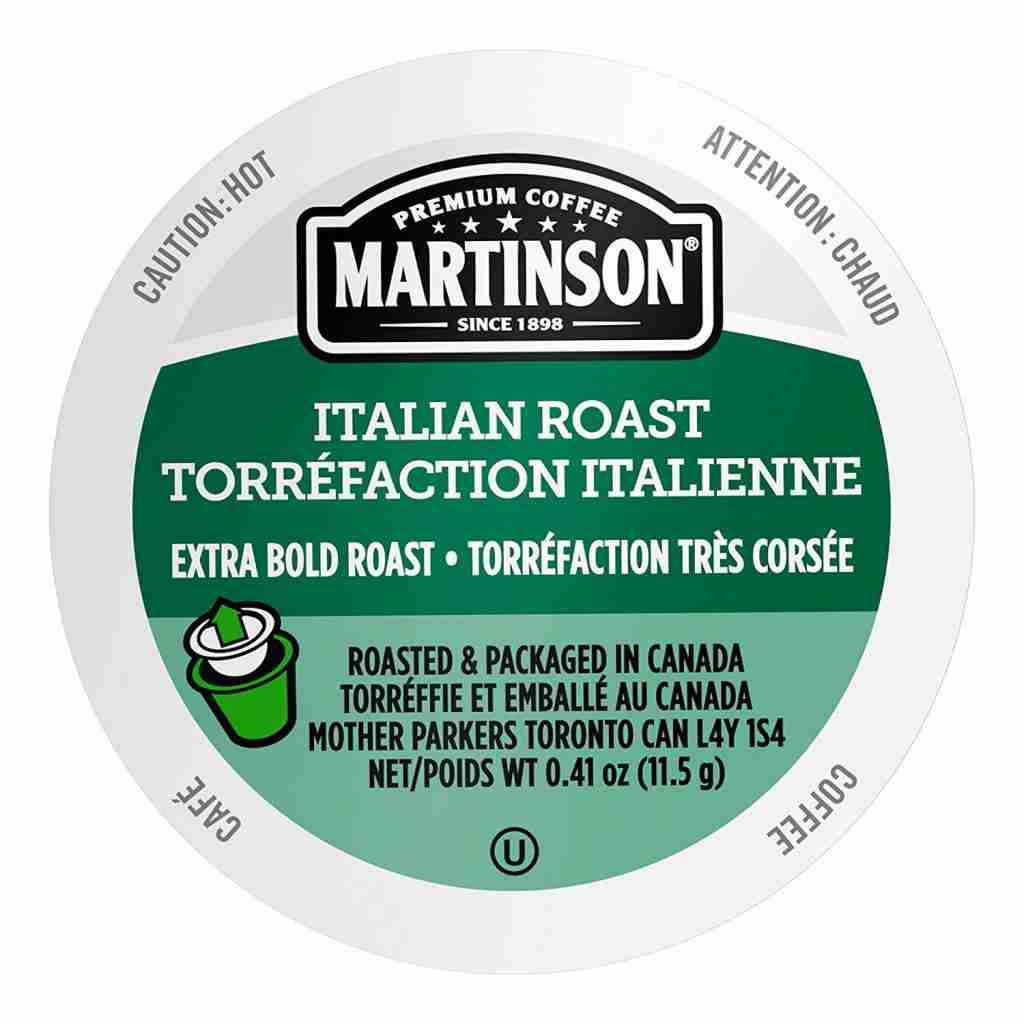 Martinson coffee italian roast k-cup