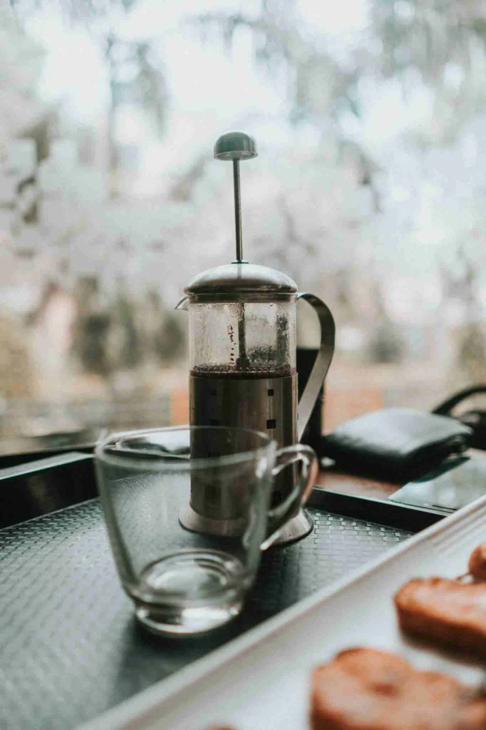 How to Make French Press Coffee 6 French press coffee on a breakfast table