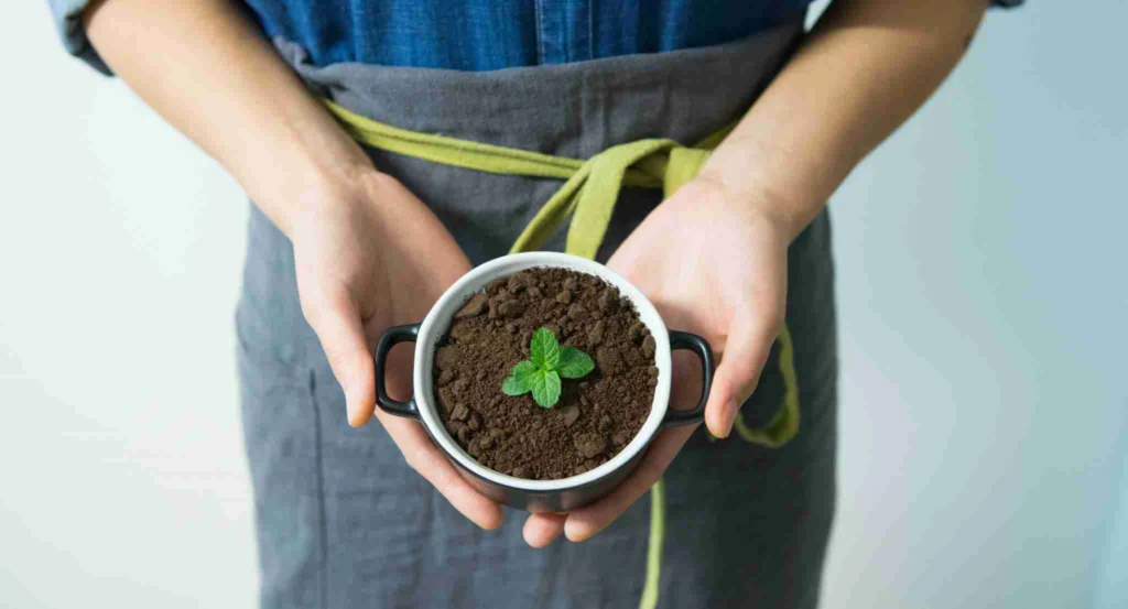 18 Uses for Coffee Grounds (and 2 Myths to Skip) 6 One of the uses for coffee grounds is to grow plants