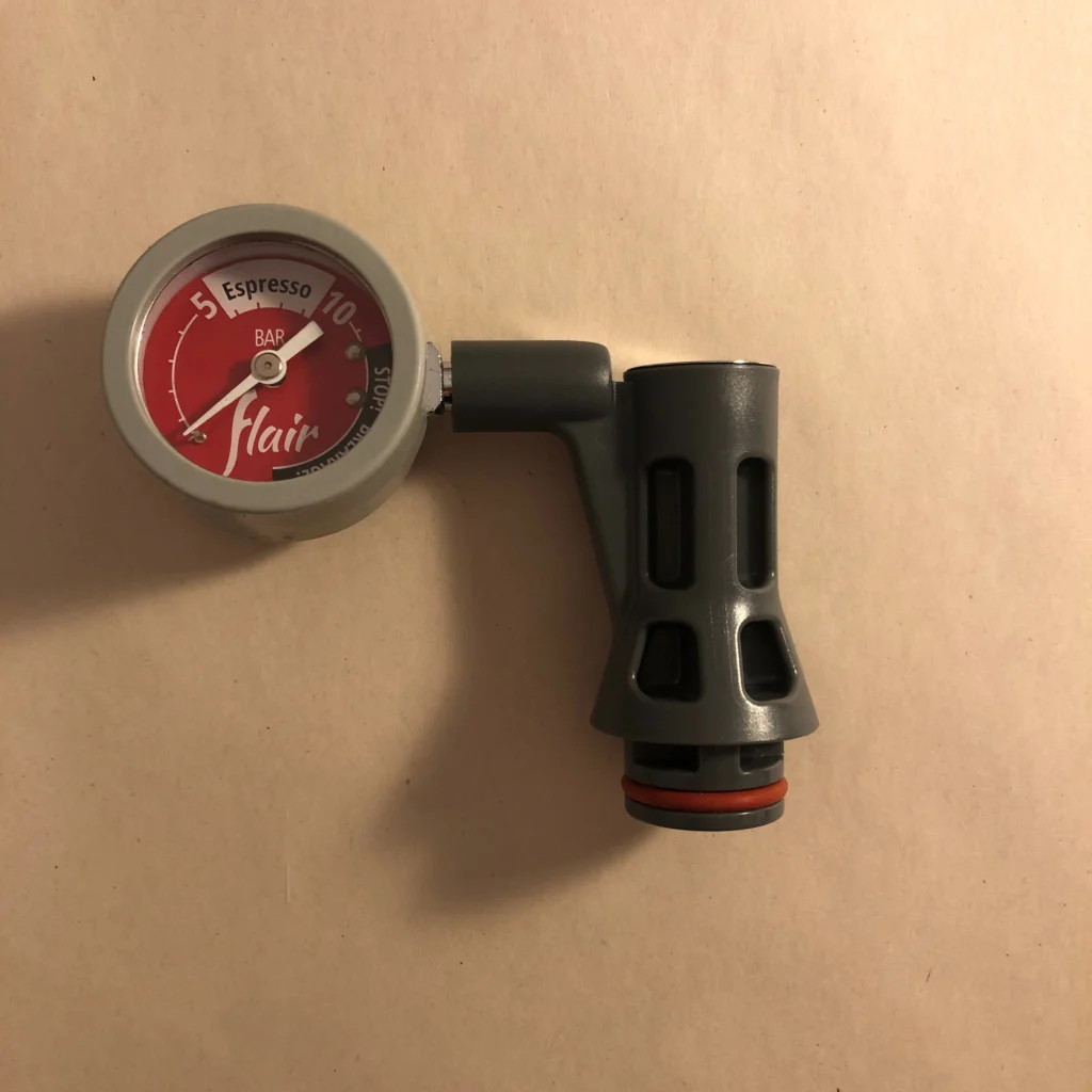 Flair Espresso Maker Review 17 Flair piston with pressure gauge