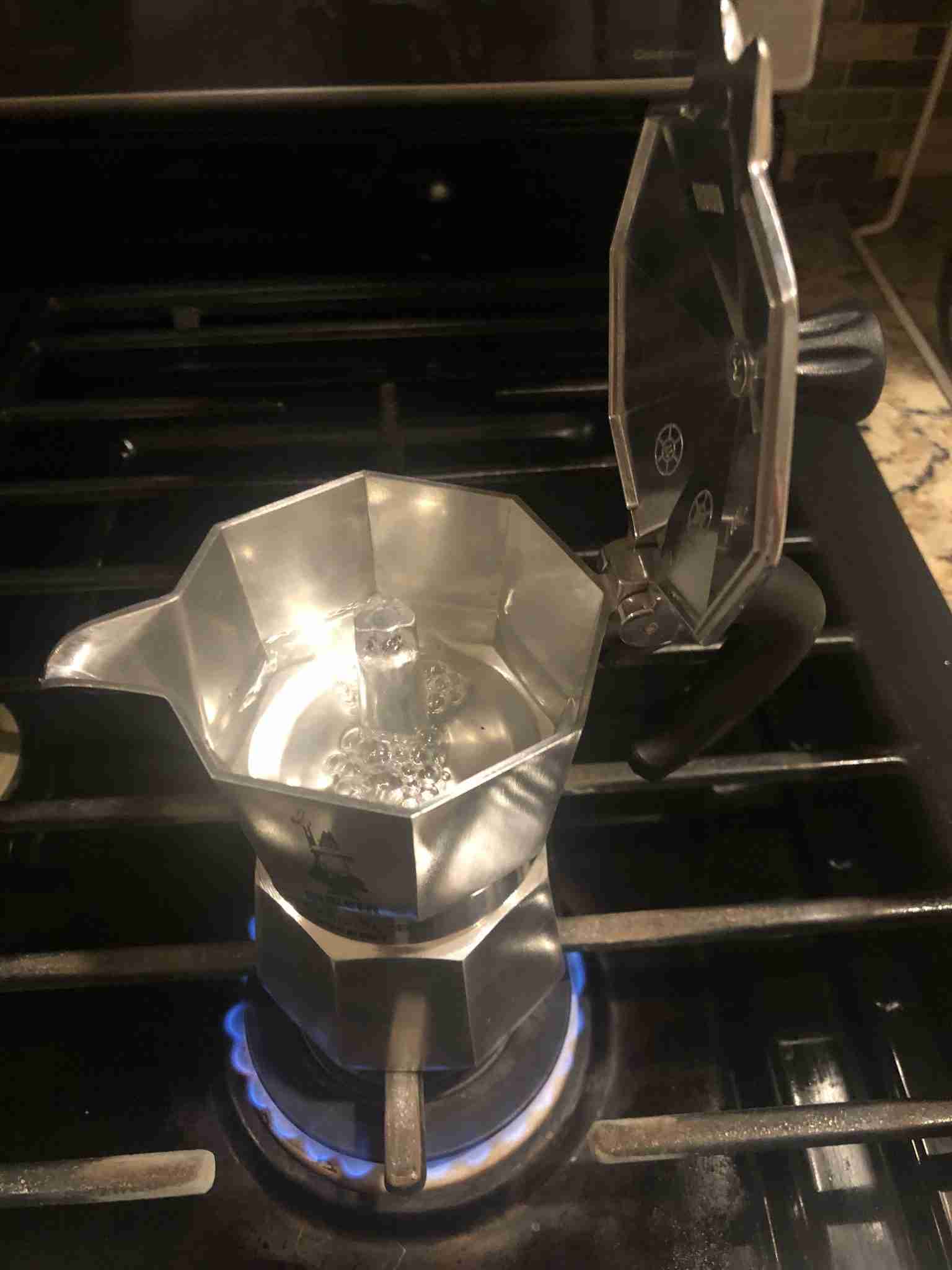 Cleaning stovetop espresso