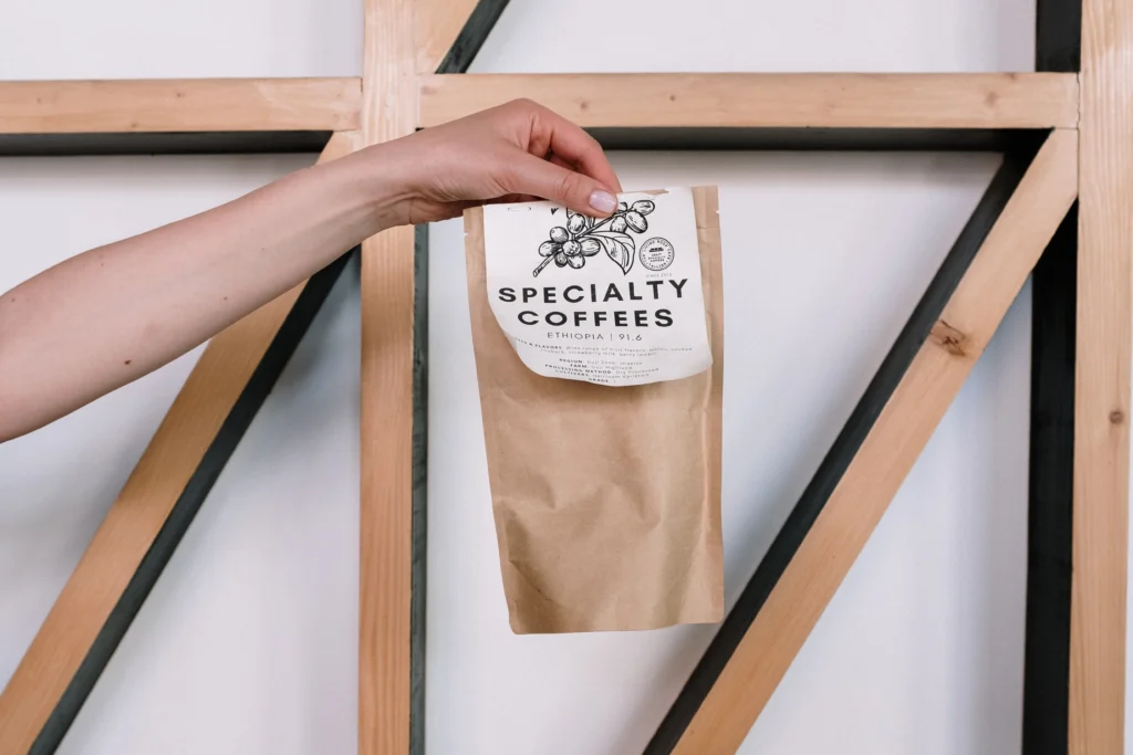 Why Fresher Beans Don't Make Better Coffee 8 Coffee bag with a one-way degassing valve